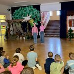 Uczestnicy Koła Teatralnego podczas występu pt. 