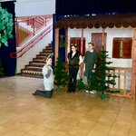 Uczestnicy Koła Teatralnego podczas występu pt. 