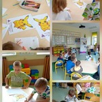 Dzieci z grupy Misie na zajęciach z rysunku Happy Art Kids..jpg
