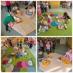 Dzieci z grupy Biedronek podczas aktywności z okazji Dnia Przedszkolaka..jpg