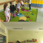 Dzieci z grupy Motylki podczas zabaw z okazji Dnia Przedszkolaka..jpg