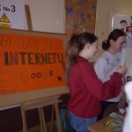 Plakat informujący o Dniach Bezpiecznego Internetu